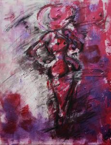 Becoming Hat Technik: Acryl