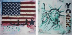 Ich war noch niemals in NY Technik: Acryl